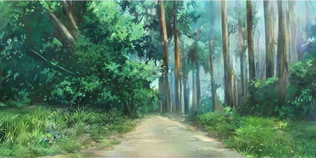 神笔生成的动漫风格森林画面
